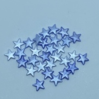 Stars  Shimmer- light blue ( Mixed pack of 30)